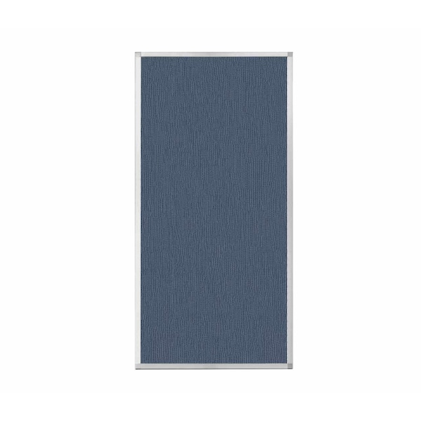 Hush Panel Configurable Cubicle Partition 3' x 6' Ocean Fabric